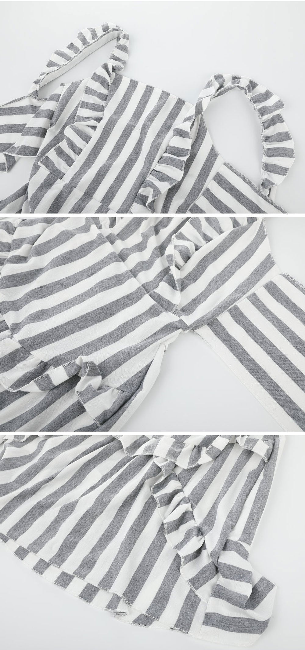 Striped Lace Cami Dress