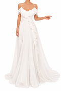 White Chiffon Dress