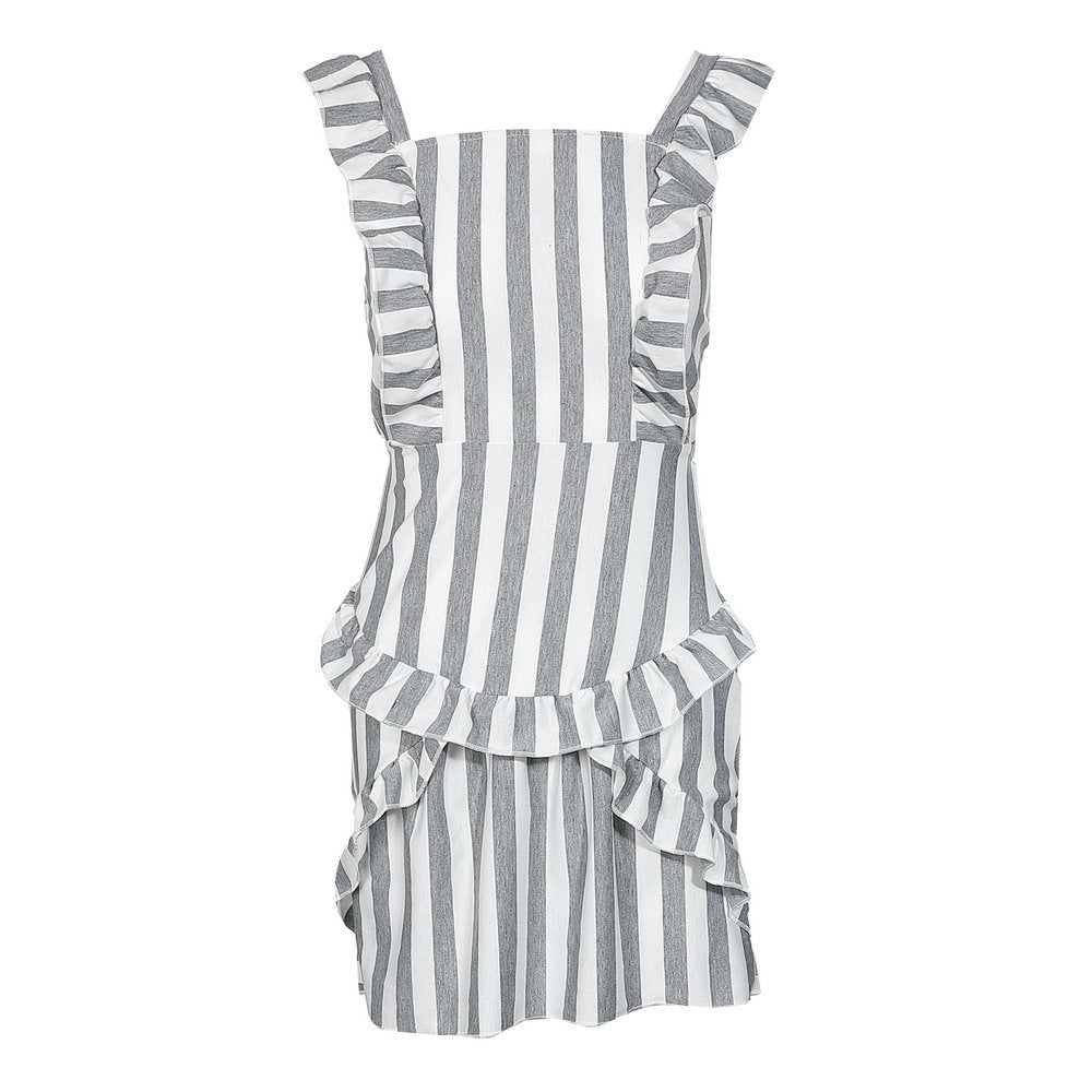 Striped Lace Cami Dress